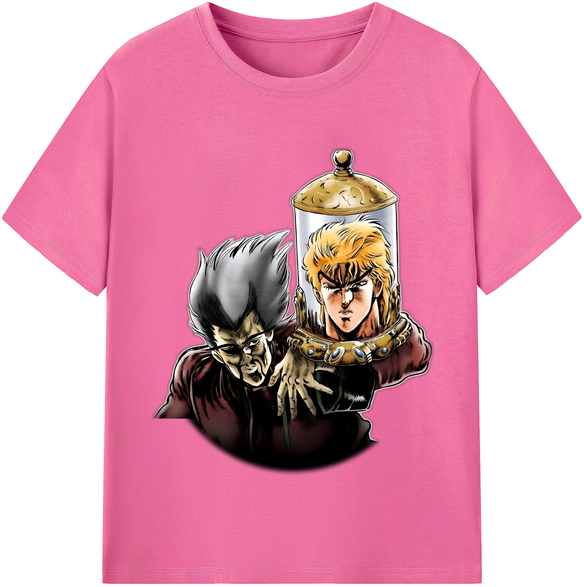 （画像用） ジョジョの奇妙な冒険 ディオ?ブランドー JoJo's Bizarre Adventure Dio Brando レディースカジュアルプリントTシャツ（綿100％）